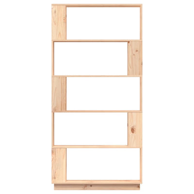 Book Cabinet/Room Divider 80x25x163.5 cm Solid Wood Pine Payday Deals