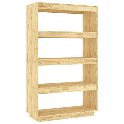 Book Cabinet/Room Divider 80x35x135 cm Solid Pinewood Payday Deals