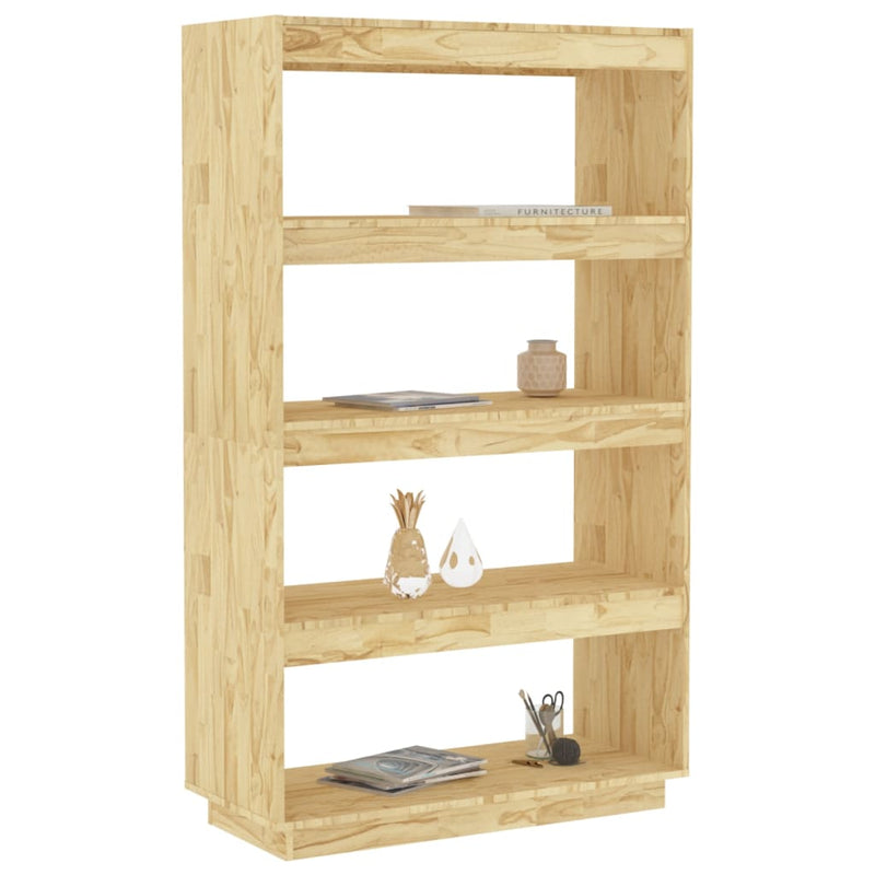 Book Cabinet/Room Divider 80x35x135 cm Solid Pinewood Payday Deals