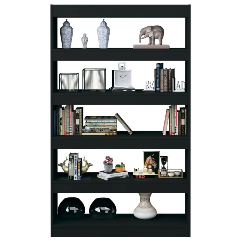 Book Cabinet/Room Divider Black 100x30x166 cm Payday Deals