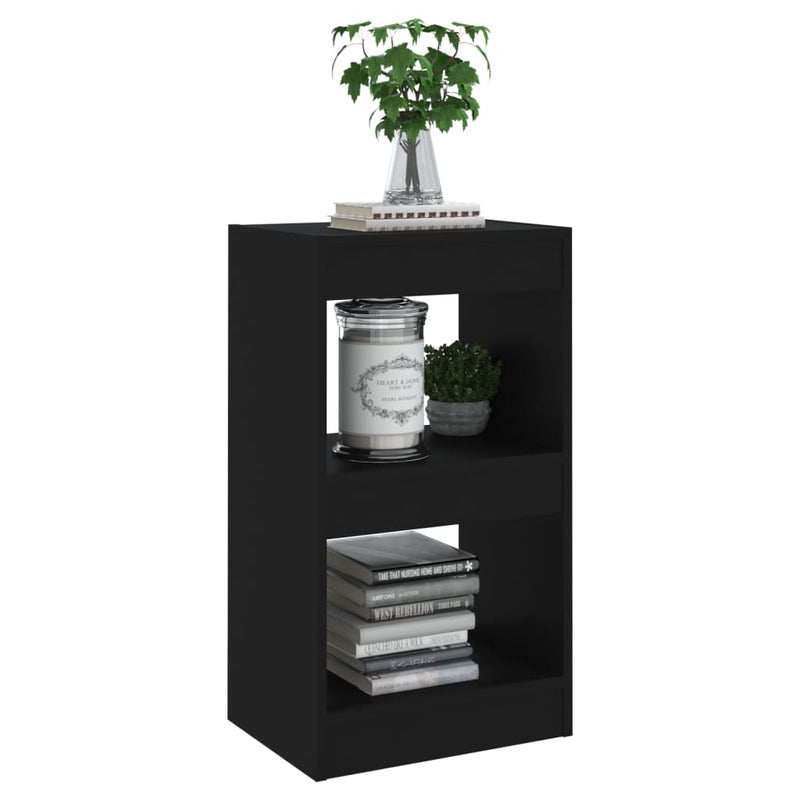 Book Cabinet/Room Divider Black 40x30x72 cm Payday Deals