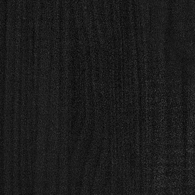 Book Cabinet/Room Divider Black 80x35x135 cm Solid Pinewood Payday Deals