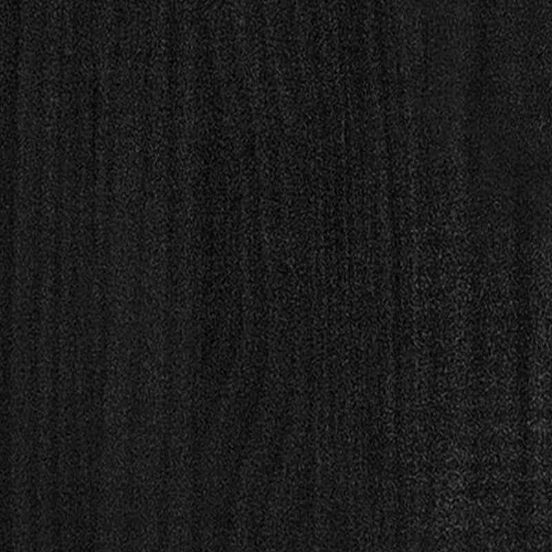 Book Cabinet/Room Divider Black 80x35x135 cm Solid Pinewood Payday Deals