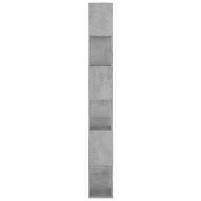 Book Cabinet Room Divider Concrete Grey 80x24x186 cm Engineered Wood Payday Deals