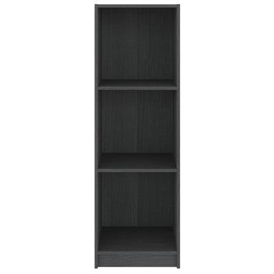 Book Cabinet/Room Divider Grey 36x33x110 cm Solid Pinewood Payday Deals
