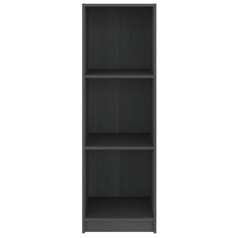 Book Cabinet/Room Divider Grey 36x33x110 cm Solid Pinewood Payday Deals