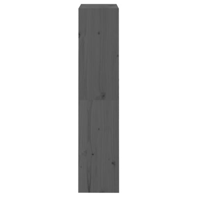 Book Cabinet/Room Divider Grey 60x30x135.5 cm Solid Wood Pine Payday Deals