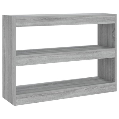 Book Cabinet/Room Divider Grey Sonoma 100x30x72 cm Payday Deals