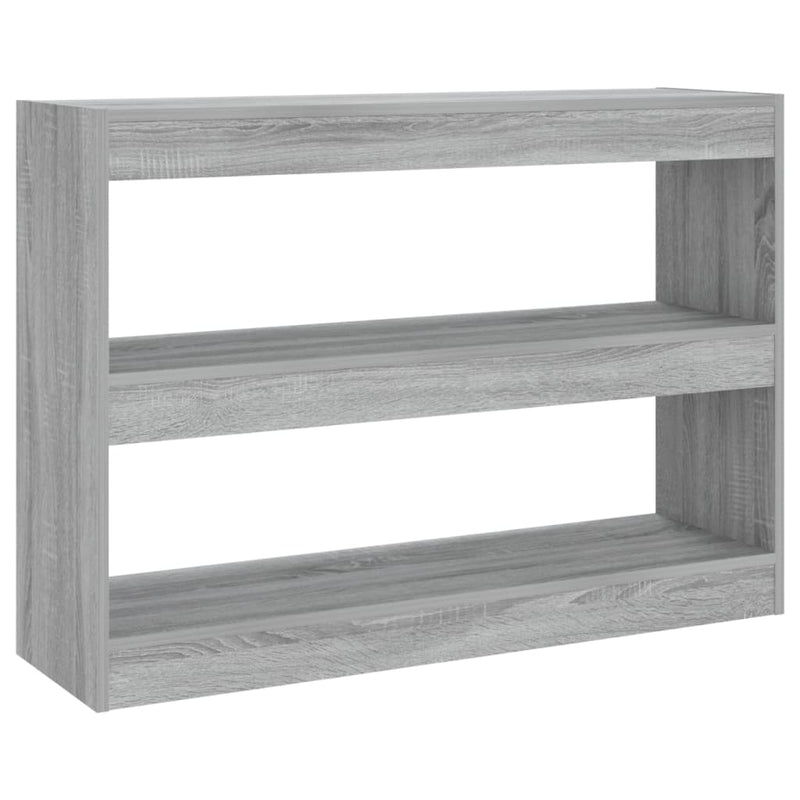 Book Cabinet/Room Divider Grey Sonoma 100x30x72 cm Payday Deals