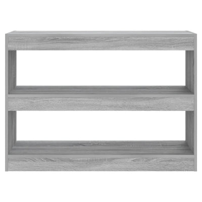 Book Cabinet/Room Divider Grey Sonoma 100x30x72 cm Payday Deals
