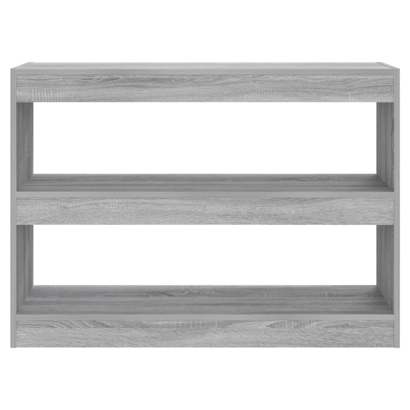Book Cabinet/Room Divider Grey Sonoma 100x30x72 cm Payday Deals