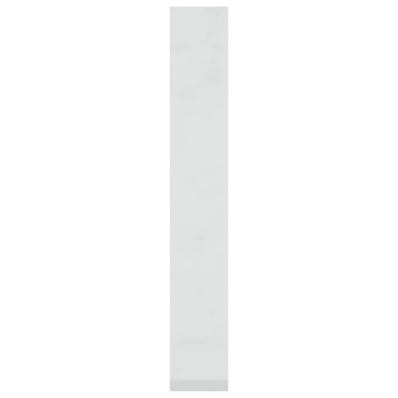 Book Cabinet/Room Divider High Gloss White 60x30x198 cm Payday Deals