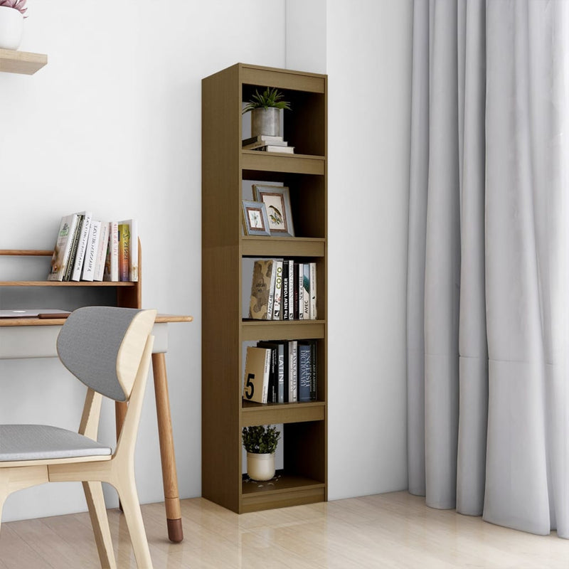 Book Cabinet/Room Divider Honey Brown 40x30x167.5 cm Solid Pinewood Payday Deals