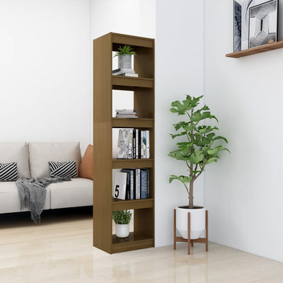 Book Cabinet/Room Divider Honey Brown 40x30x167.5 cm Solid Pinewood Payday Deals