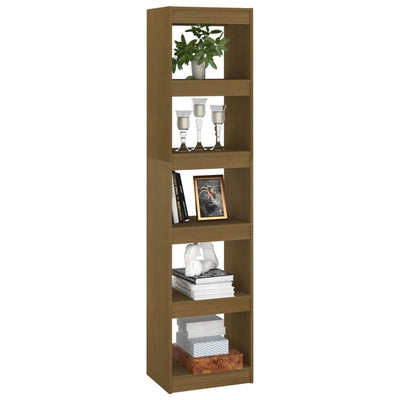 Book Cabinet/Room Divider Honey Brown 40x30x167.5 cm Solid Pinewood Payday Deals