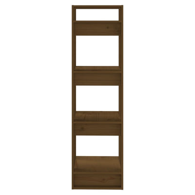 Book Cabinet/Room Divider Honey Brown 41x35x125 cm Solid Wood Payday Deals