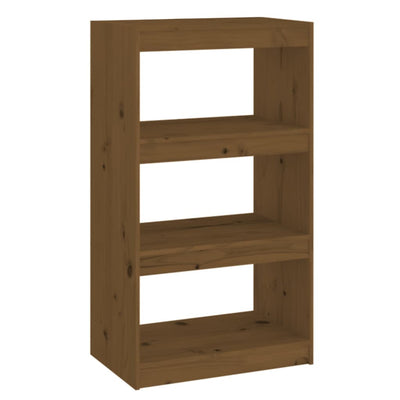 Book Cabinet/Room Divider Honey Brown 60x30x103.5 cm Wood Pine Payday Deals