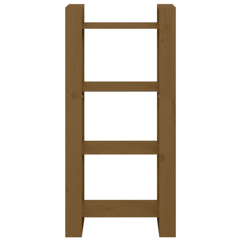 Book Cabinet/Room Divider Honey Brown 60x35x125 cm Solid Wood Payday Deals
