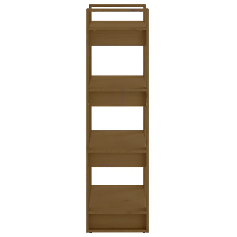 Book Cabinet/Room Divider Honey Brown 60x35x125 cm Solid Wood Payday Deals