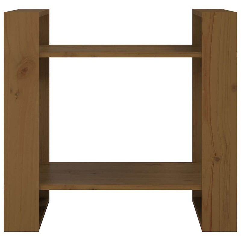 Book Cabinet/Room Divider Honey Brown 60x35x57 cm Solid Wood Payday Deals