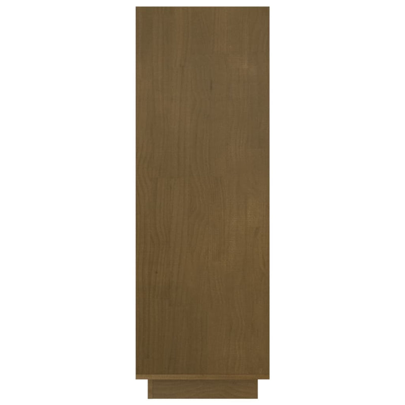 Book Cabinet/Room Divider Honey Brown 80x35x103 cm Solid Pinewood Payday Deals