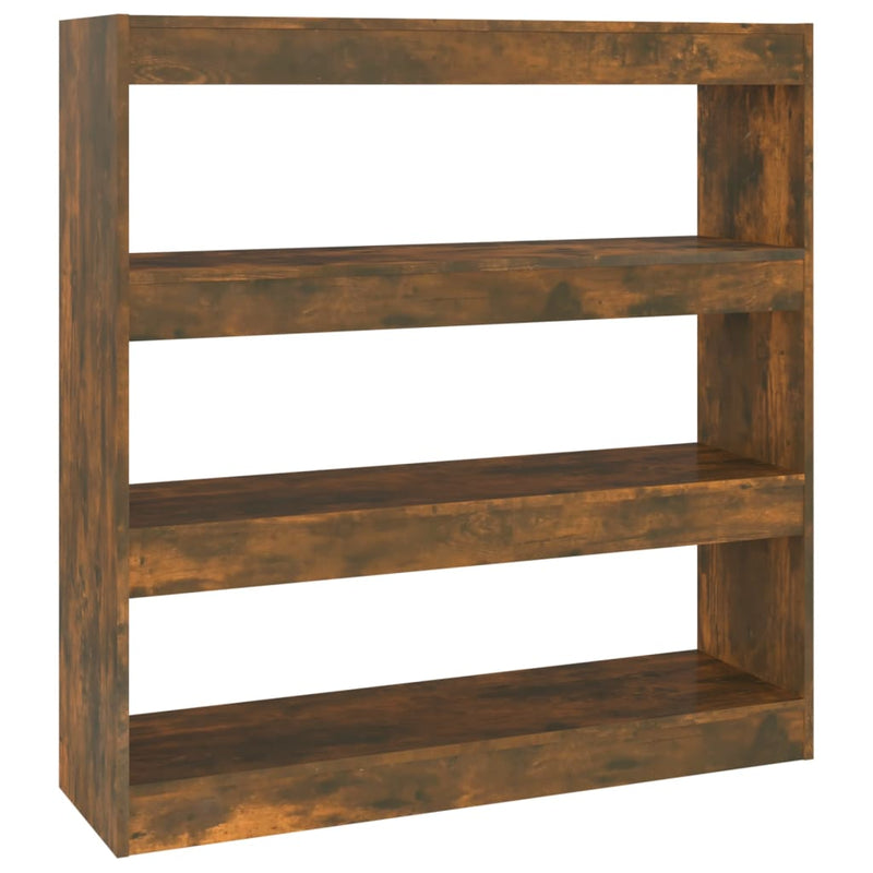 Book Cabinet/Room Divider Smoked Oak 100x30x103 cm Payday Deals