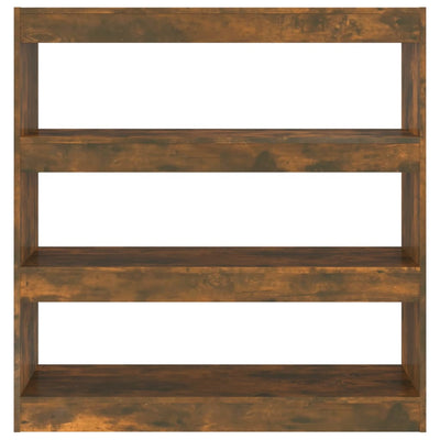 Book Cabinet/Room Divider Smoked Oak 100x30x103 cm Payday Deals