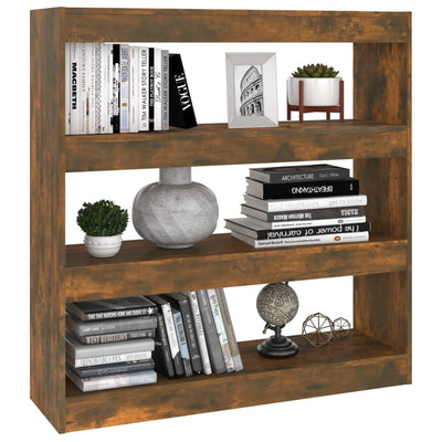 Book Cabinet/Room Divider Smoked Oak 100x30x103 cm Payday Deals