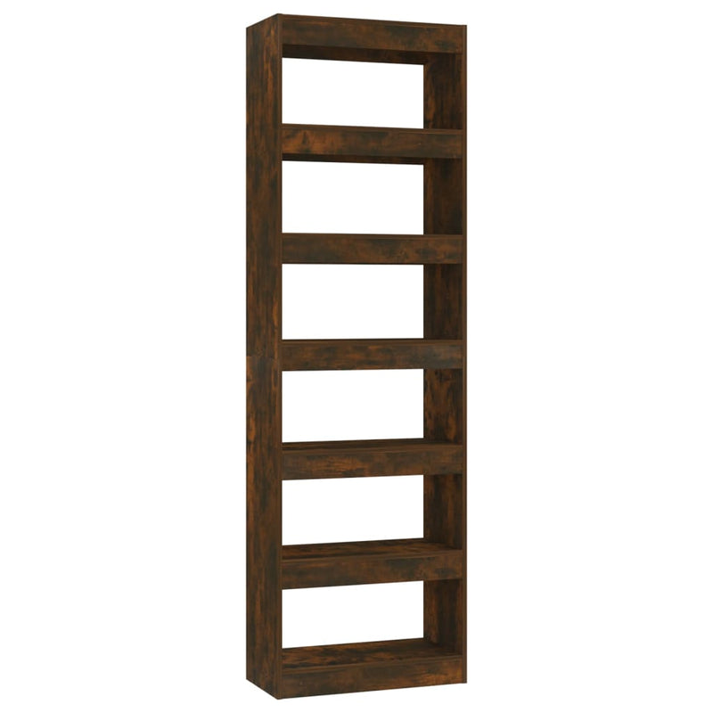 Book Cabinet/Room Divider Smoked Oak 60x30x198 cm Payday Deals