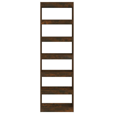 Book Cabinet/Room Divider Smoked Oak 60x30x198 cm Payday Deals