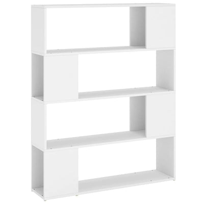 Book Cabinet Room Divider White 100x24x124 cm Payday Deals
