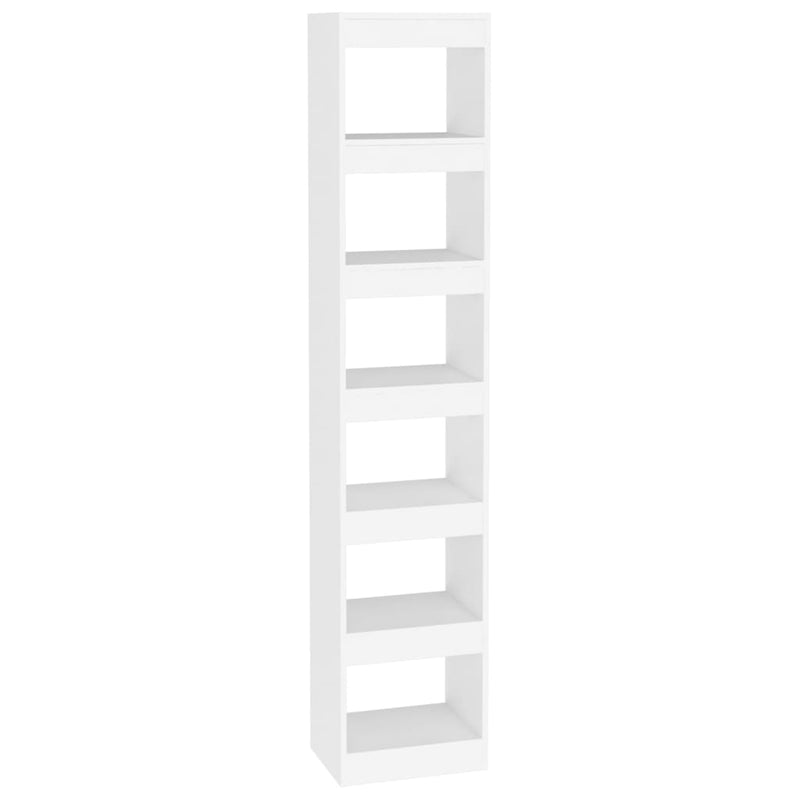 Book Cabinet/Room Divider White 40x30x198 cm Payday Deals