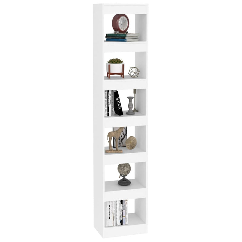 Book Cabinet/Room Divider White 40x30x198 cm Payday Deals