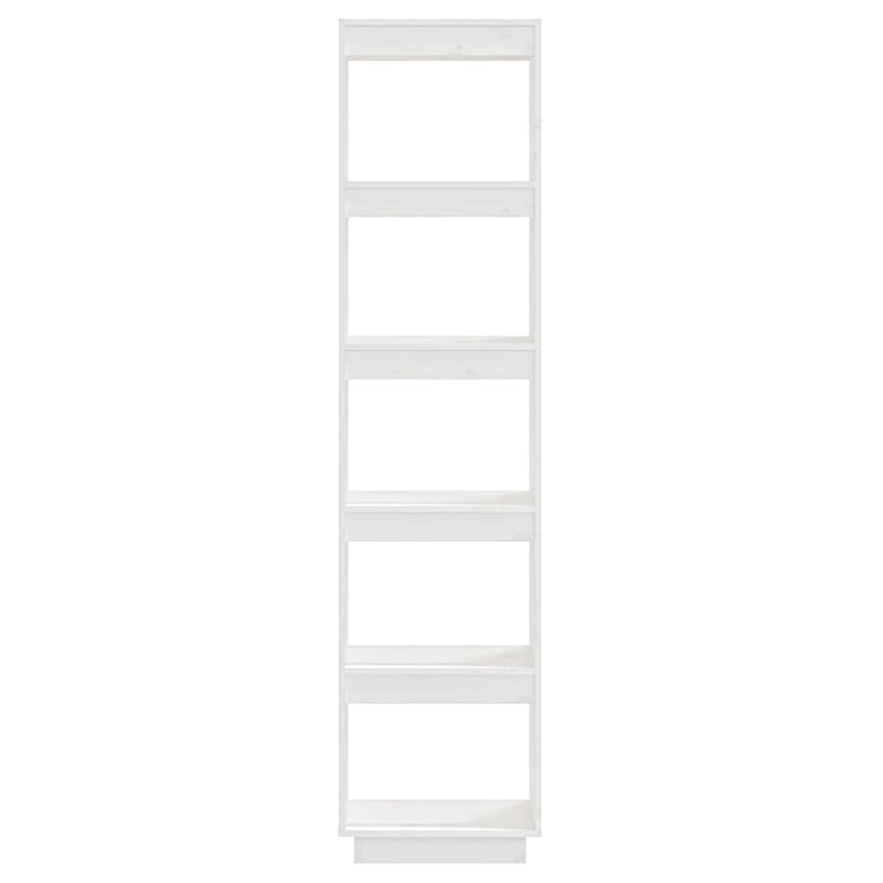 Book Cabinet/Room Divider White 40x35x167 cm Solid Wood Pine Payday Deals