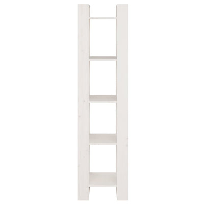 Book Cabinet/Room Divider White 41x35x160 cm Solid Wood Pine Payday Deals