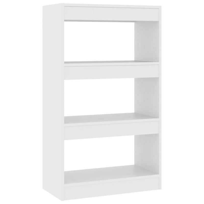 Book Cabinet/Room Divider White 60x30x103 cm Engineered Wood Payday Deals