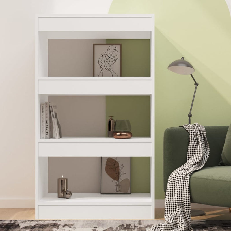 Book Cabinet/Room Divider White 60x30x103 cm Engineered Wood Payday Deals
