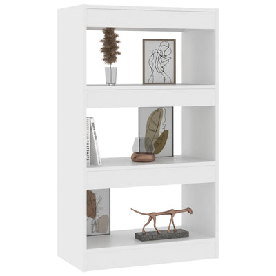 Book Cabinet/Room Divider White 60x30x103 cm Engineered Wood Payday Deals