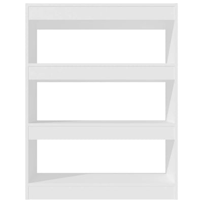 Book Cabinet/Room Divider White 80x30x103 cm Engineered wood Payday Deals