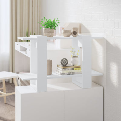 Book Cabinet/Room Divider White 80x30x51 cm Payday Deals