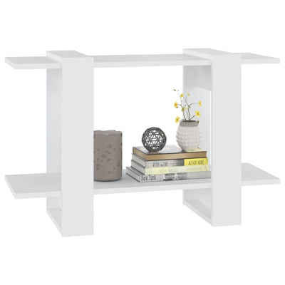 Book Cabinet/Room Divider White 80x30x51 cm Payday Deals