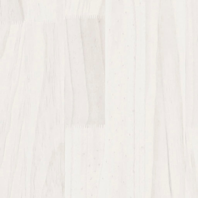 Book Cabinet/Room Divider White 80x35x135 cm Solid Pinewood Payday Deals