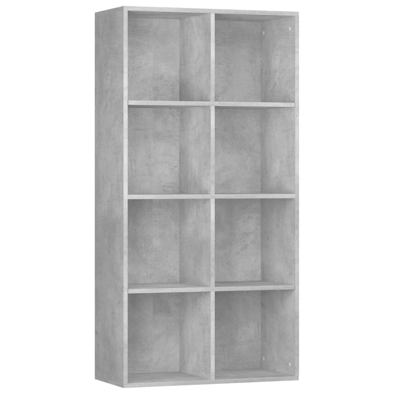 Book Cabinet/Sideboard Concrete Grey 66x30x130 cm Engineered Wood Payday Deals