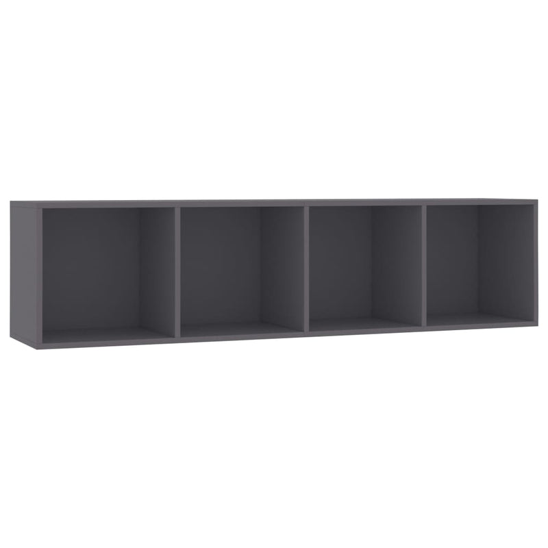 Book Cabinet/TV Cabinet Grey 143x30x36 cm Payday Deals