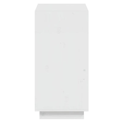 Book Cabinet White 60x35x71 cm Solid Wood Pine Payday Deals