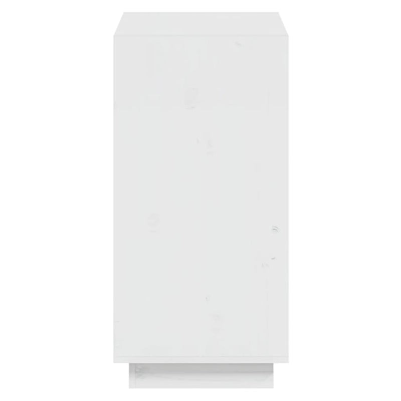 Book Cabinet White 60x35x71 cm Solid Wood Pine Payday Deals