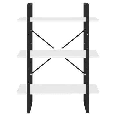 Book Cabinet White 80x30x105 cm Engineered Wood Payday Deals