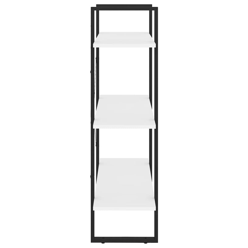 Book Cabinet White 80x30x105 cm Engineered Wood Payday Deals