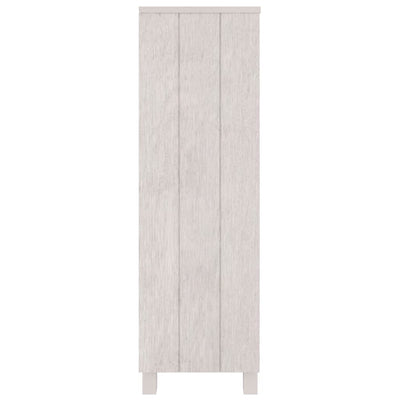 Book Cabinet White 85x35x112 cm Solid Wood Pine Payday Deals