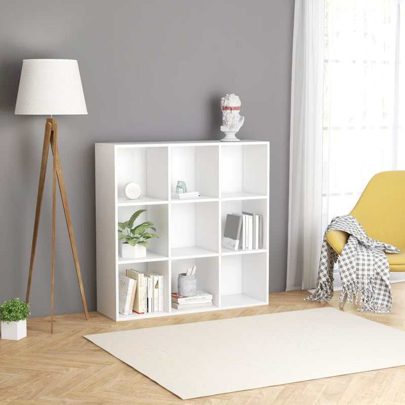 Book Cabinet White 98x29x97.5 cm Engineered Wood Payday Deals
